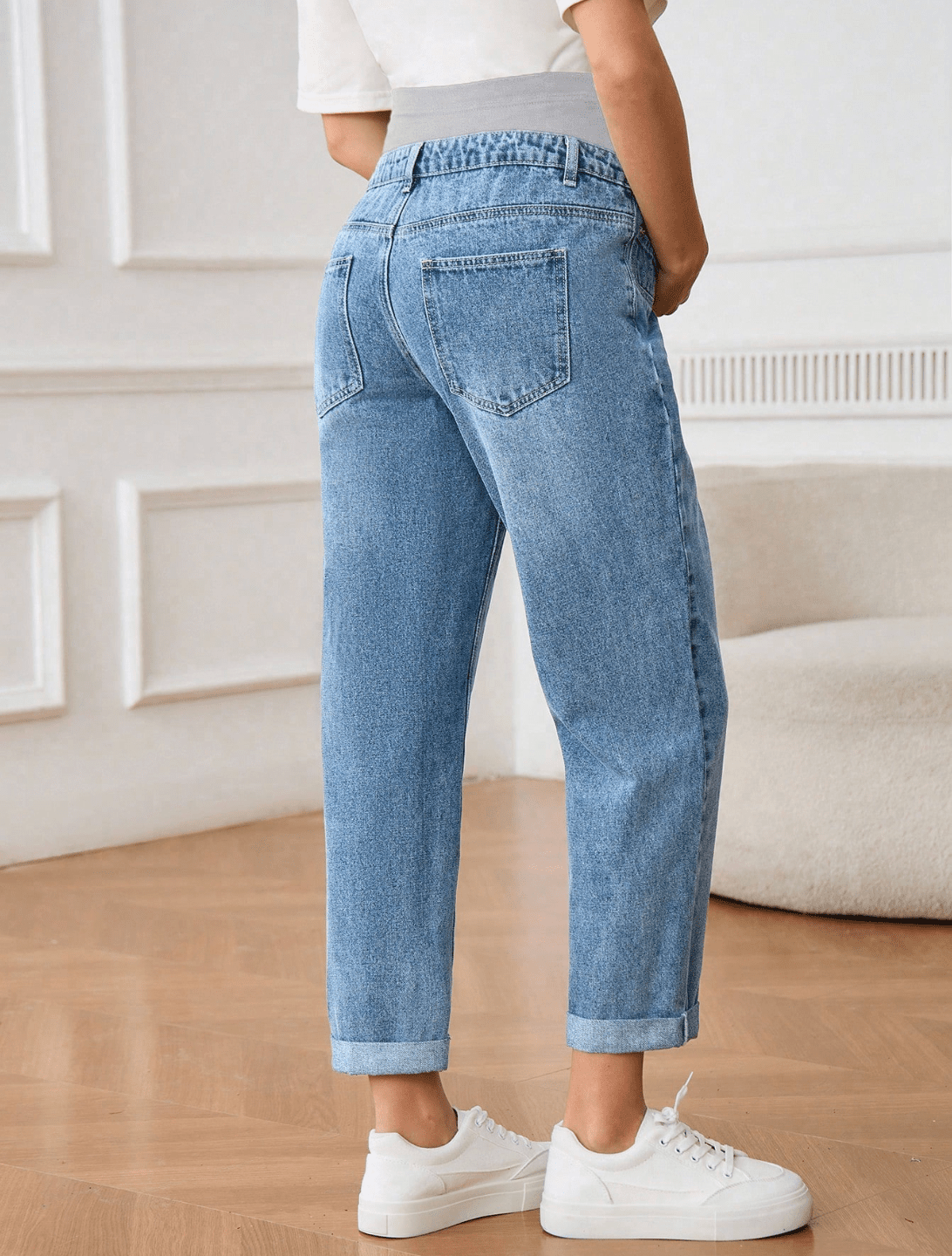 2 Jeans de Grossesse + 1 Combi - short de Grossesse - Ima Boutique Paris