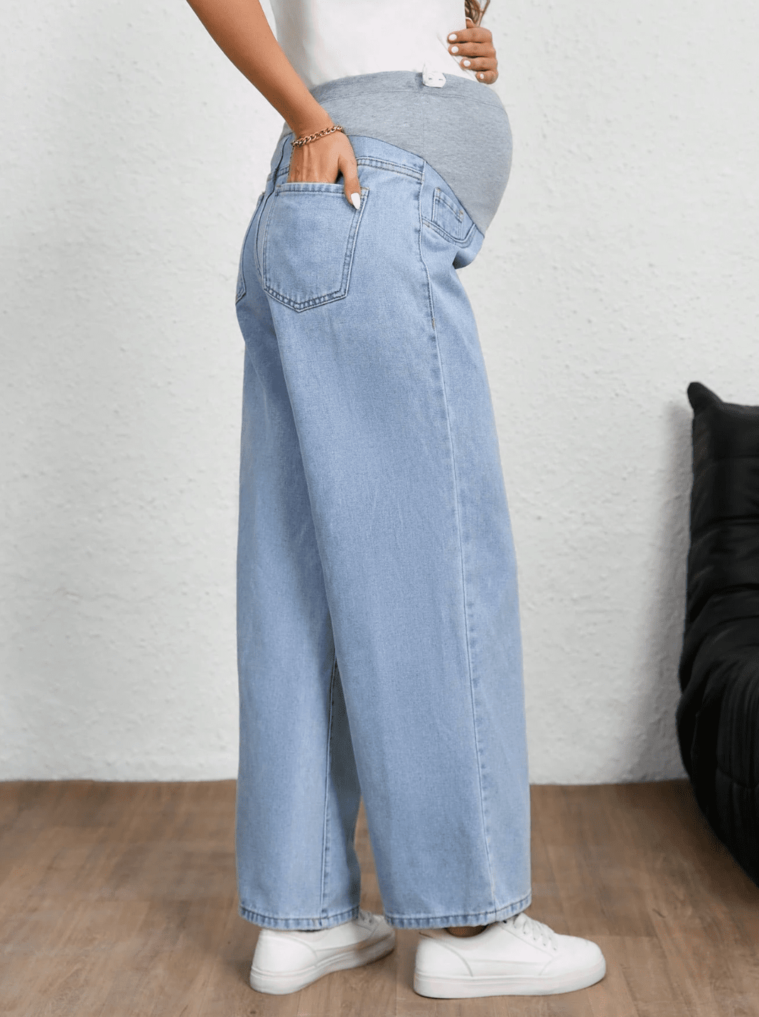 2 Jeans de Grossesse + 1 Combi - short de Grossesse - Ima Boutique Paris