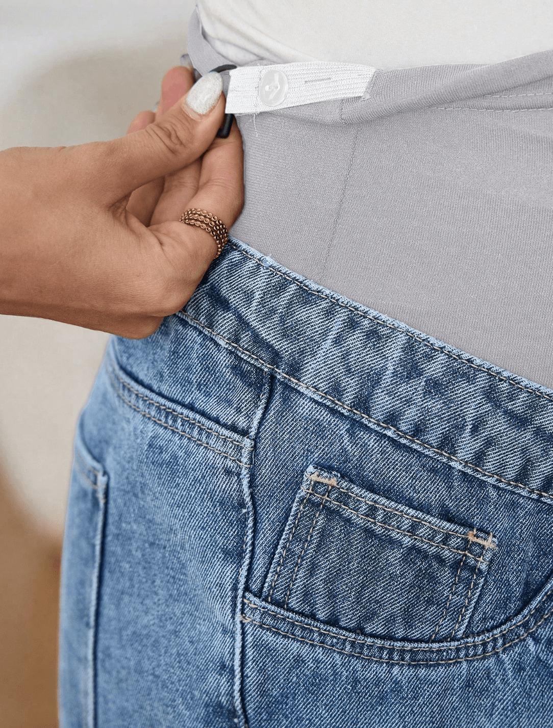 2 Jeans de Grossesse + 1 Combi - short de Grossesse - Ima Boutique Paris