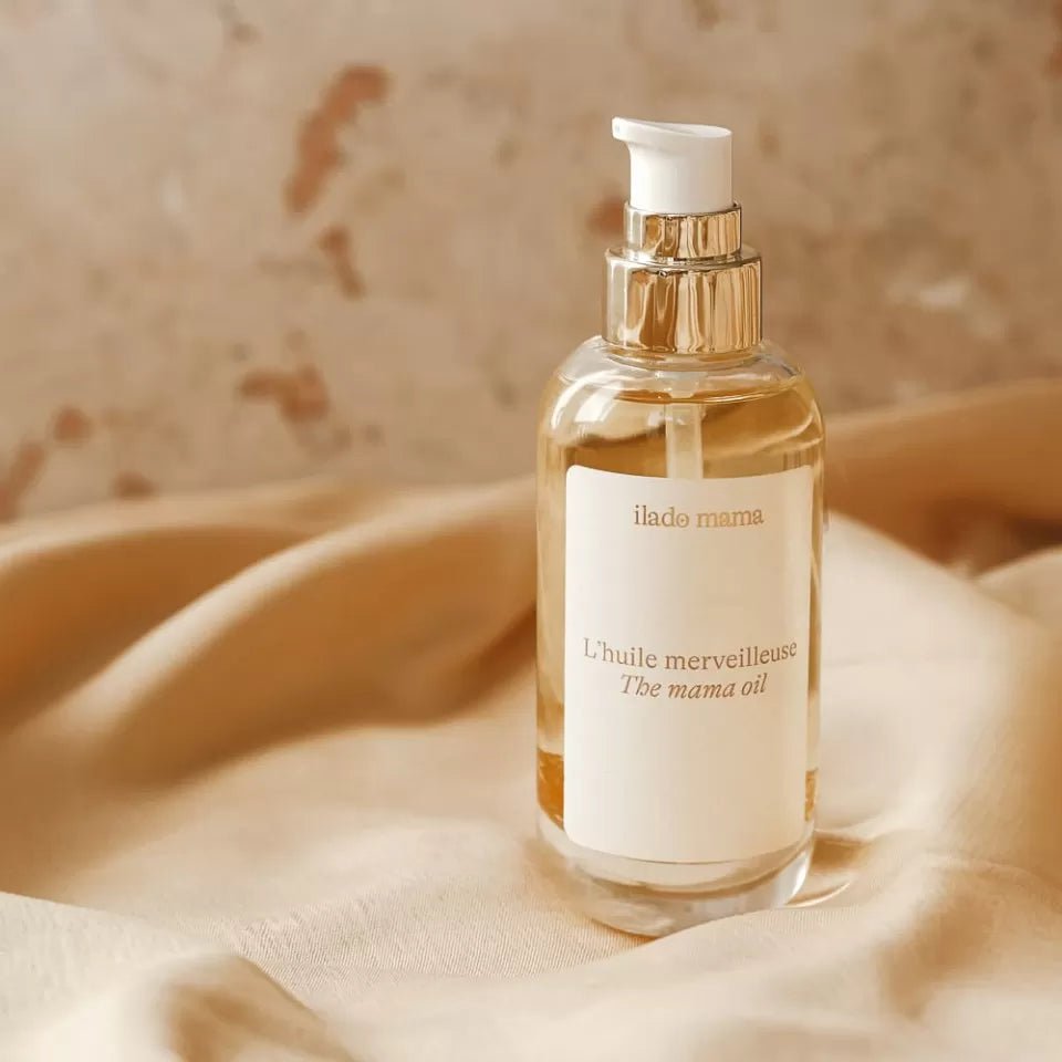 BOX Parfaite Soin du Ventre Anti - vergetures de Grossesse - Huile + Baume de Massage - Ima Boutique Paris