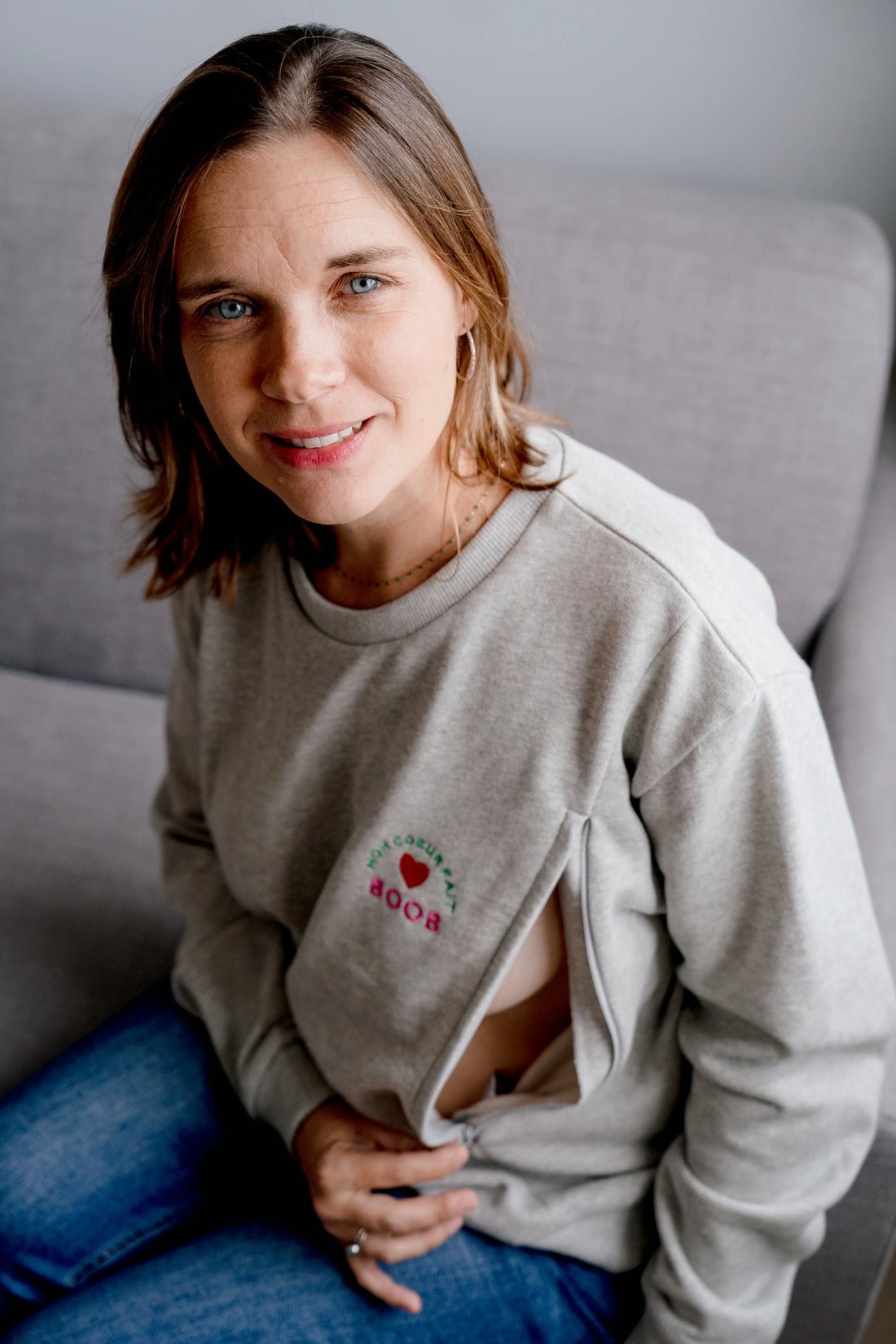 Kit de 3 Hauts d'Allaitement (T-shirt + Sweat + Pull) - Best Cadeau 2025 - Ima Boutique Paris