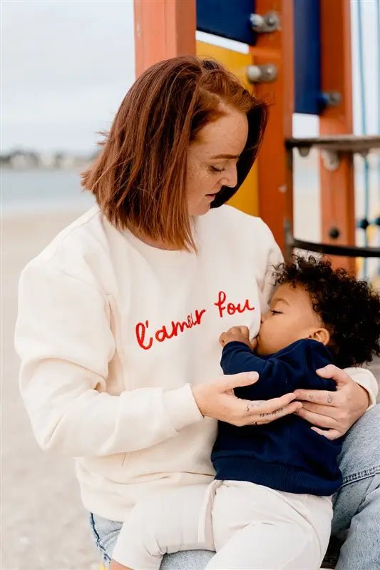 Kit de 3 Hauts d'Allaitement (T-shirt + Sweat + Pull) - Best Cadeau 2025 - Ima Boutique Paris