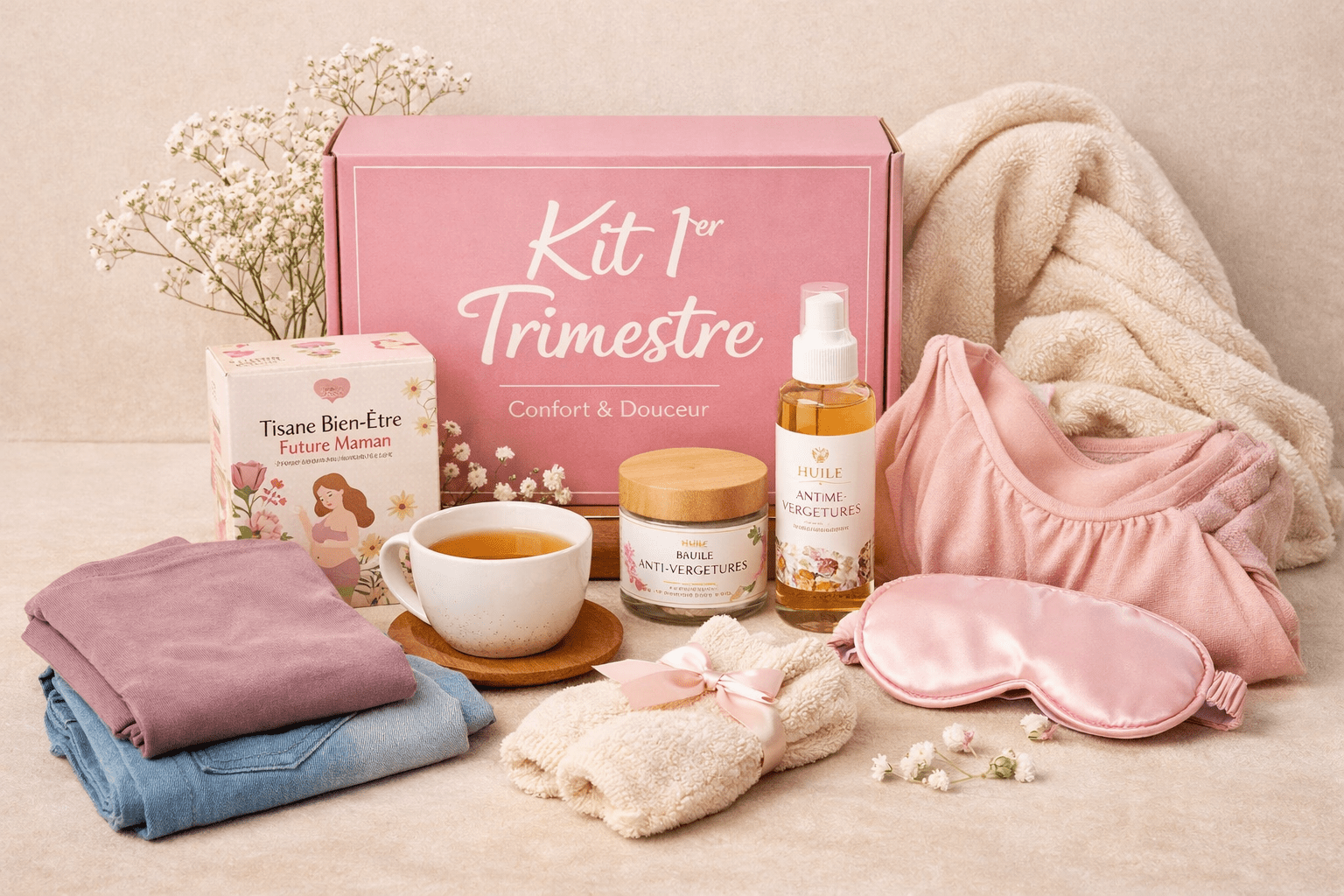 KIT de Grossesse 1er Trimestre - 1–12 semaine | Ima Boutique Paris - Ima Boutique Paris