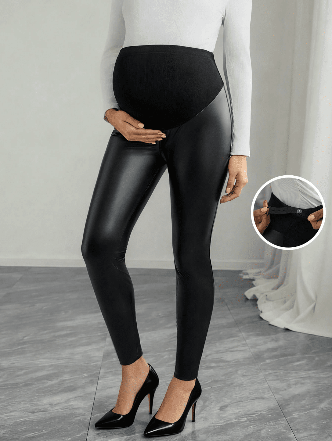 Lot de 2 Pantalons de Grossesse - Office wear - Ima Boutique Paris