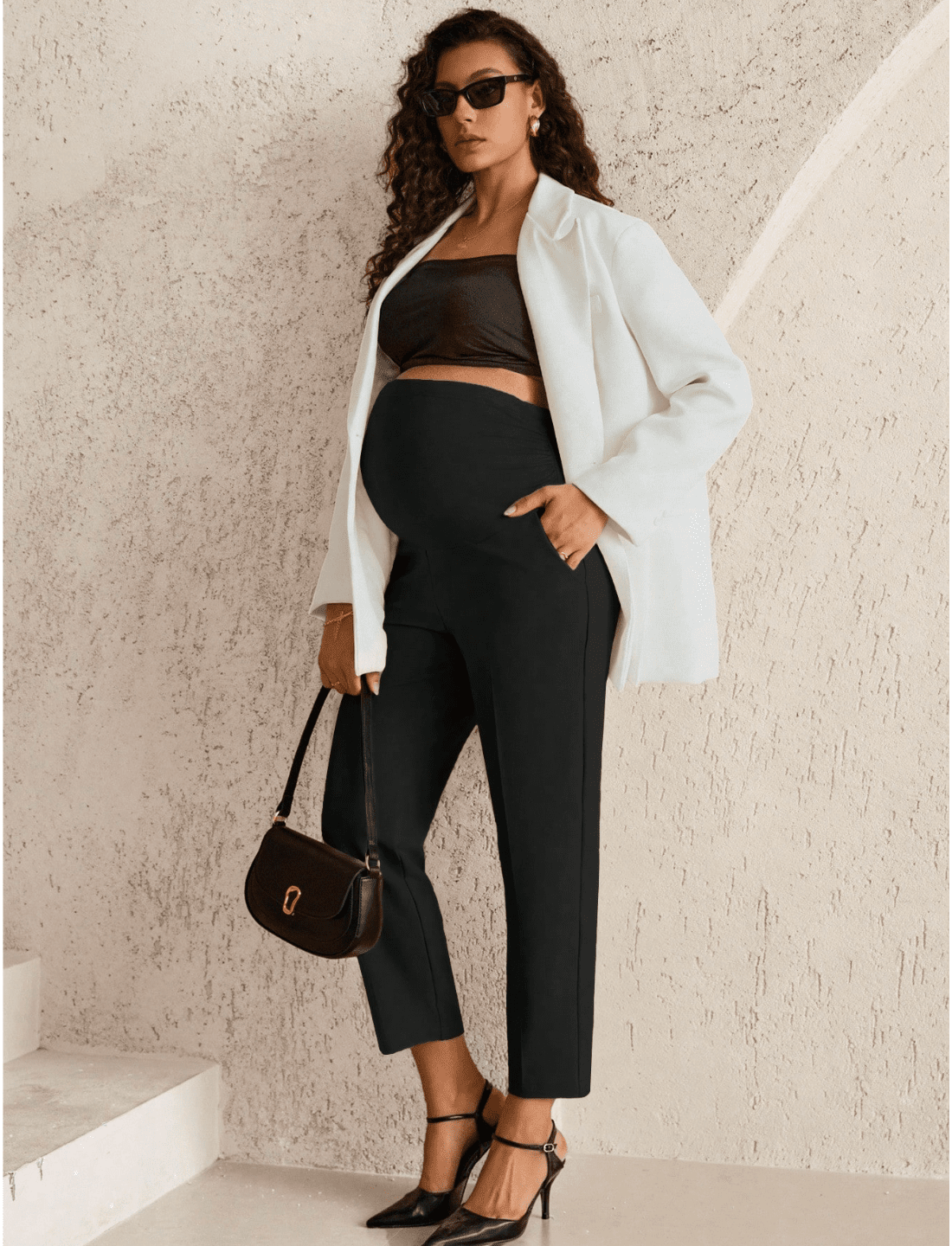 Lot de 2 Pantalons de Grossesse - Office wear - Ima Boutique Paris