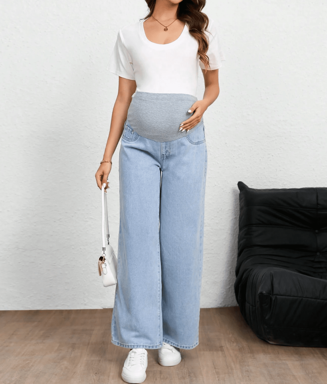 Lot de 3 Bas de Grossesse | Jean +Collant + Legging de Grossesse - Ima Boutique Paris