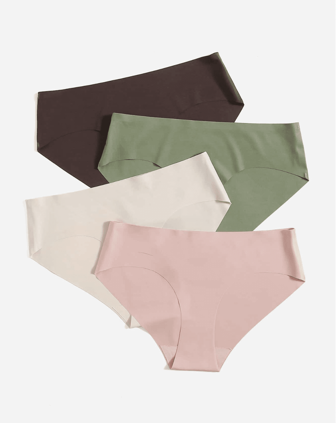 Lot de 4 Culottes basiques confortables à taille haute, sans couture - sans trace - Ima Boutique Paris
