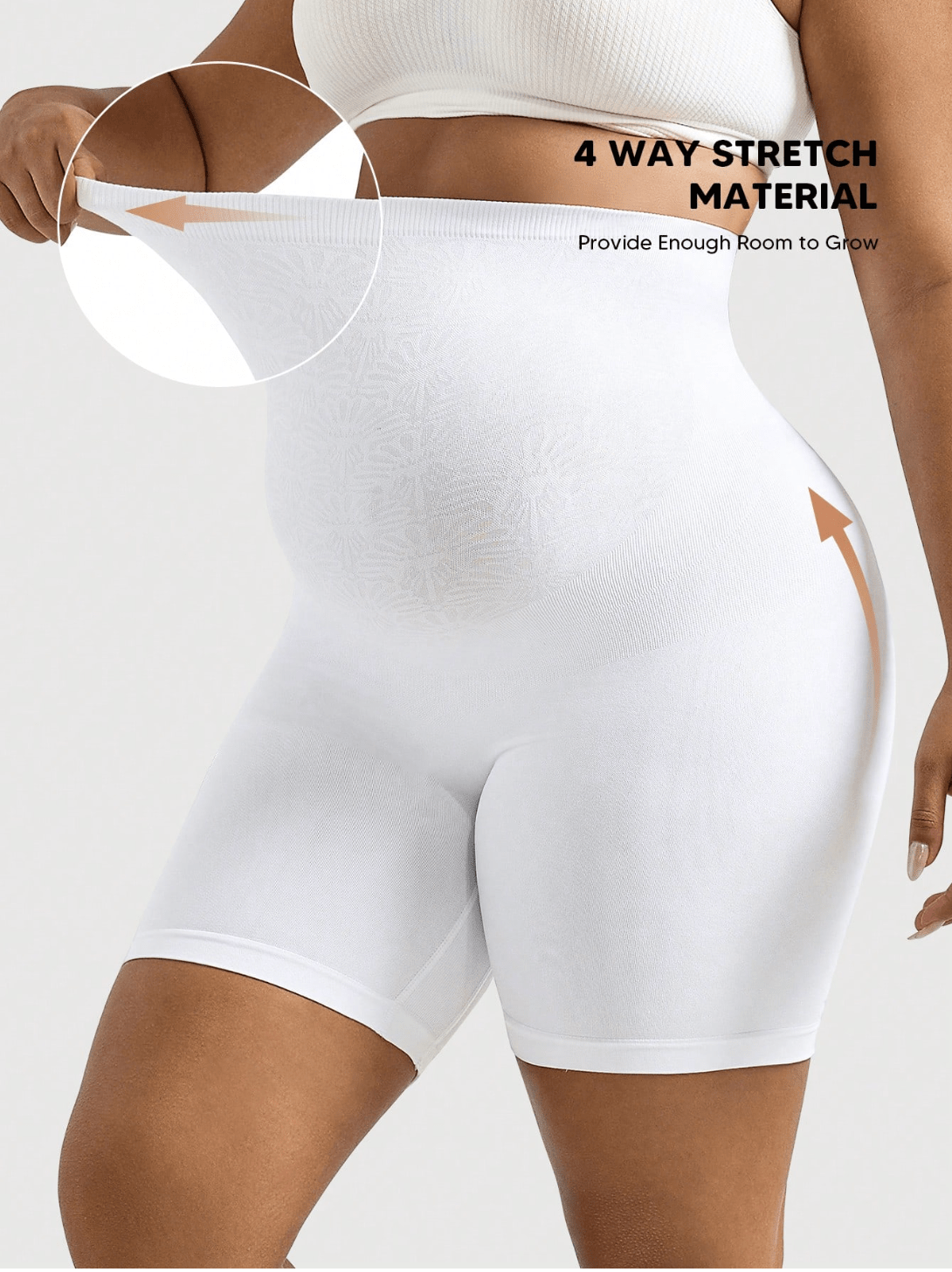 Short de Grossesse Été - Activwear' Blanc - Ima Boutique Paris