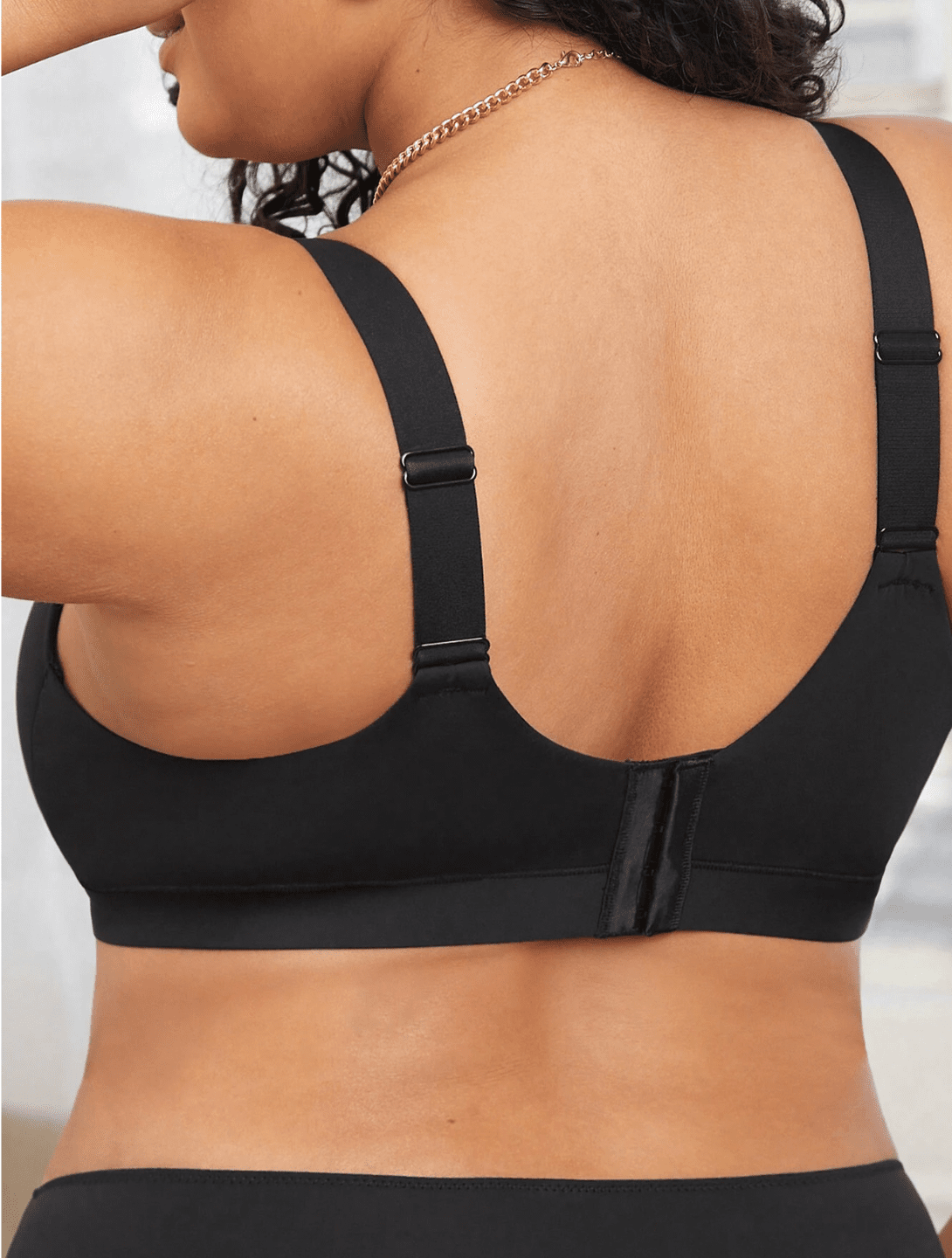 Soutien d'allaitement noir sans armature et confortable - compatible au tire - lait - Ima Boutique Paris