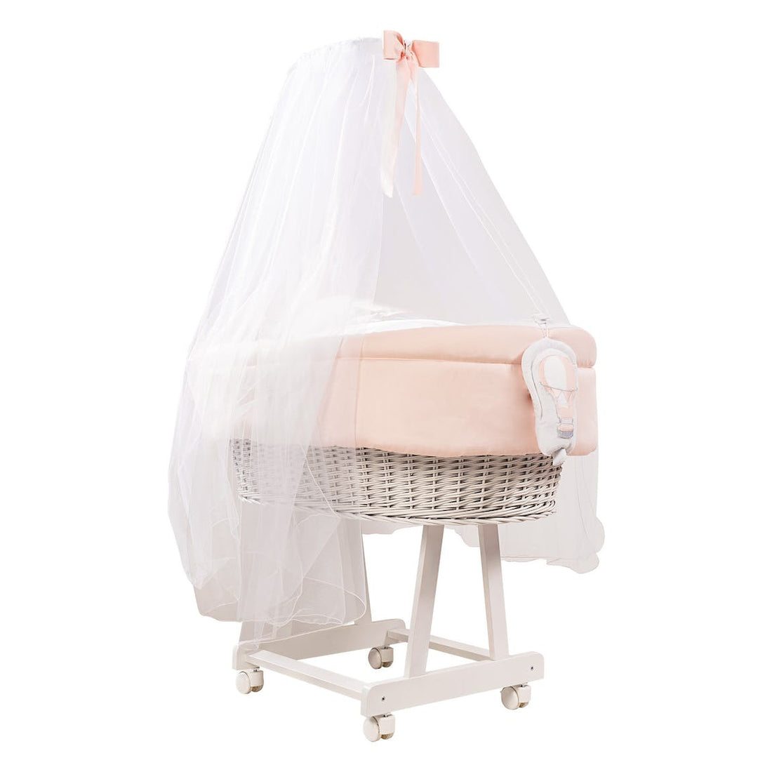 Berceau Miss baby - Kit complet (matelas+couvre lit+voile) - Ima Boutique Paris