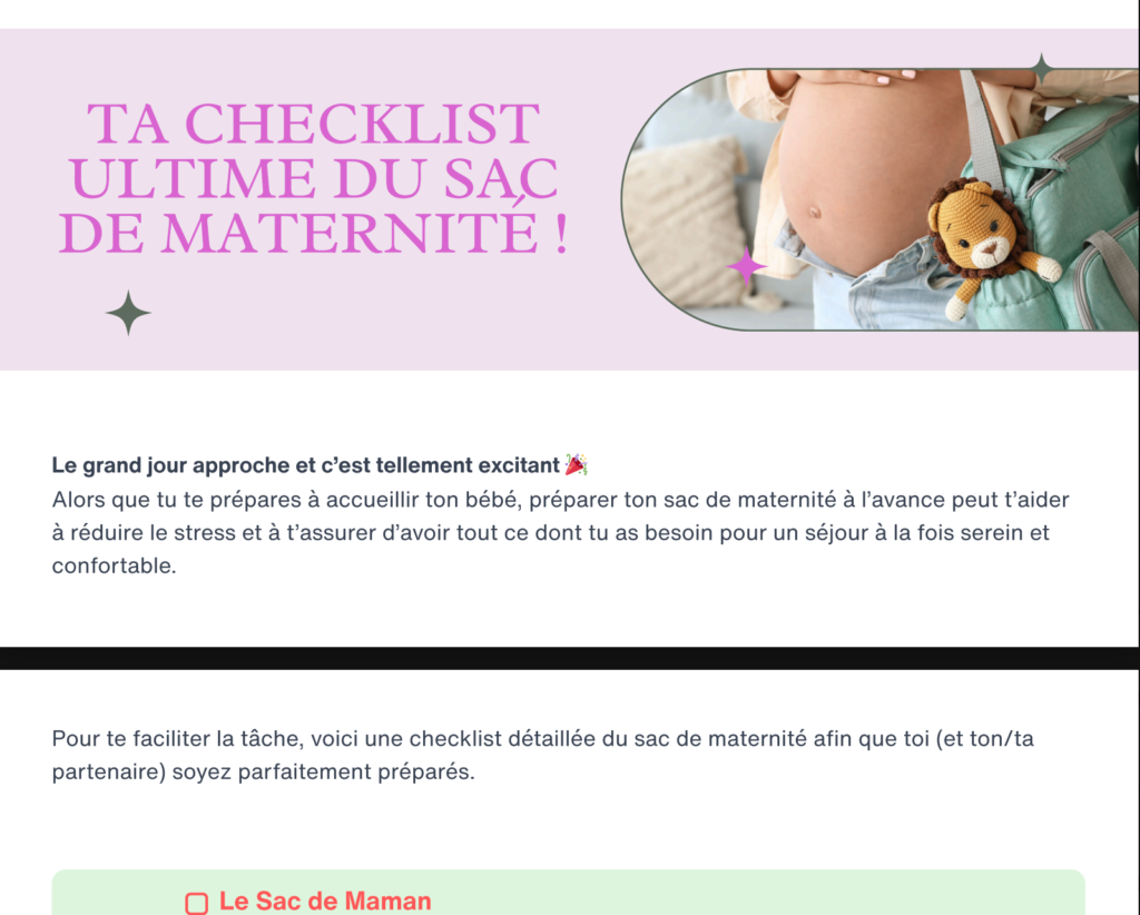 sereine grace au guide gratuit dune grossesse zen par ima boutique